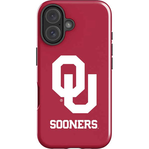 University of Oklahoma Sooners Red iPhone 16 Impact Case