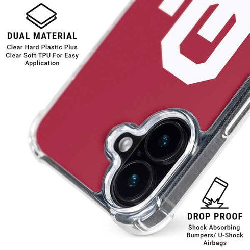 University of Oklahoma Sooners Red iPhone 16 MagSafe Case