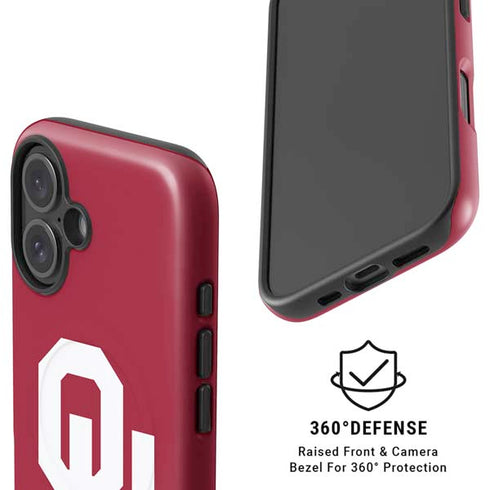 University of Oklahoma Sooners Red iPhone 16 Magsafe Impact Case