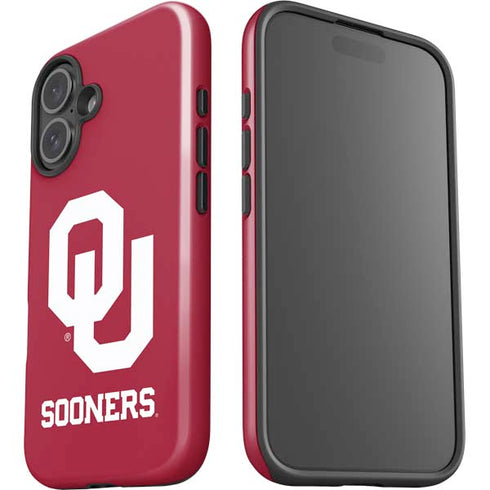 University of Oklahoma Sooners Red iPhone 16 Plus Impact Case