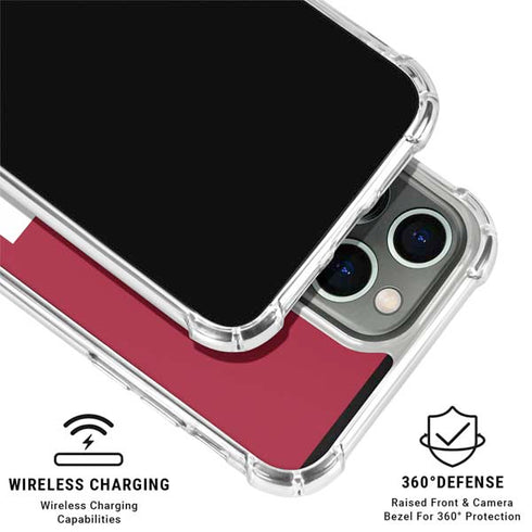 University of Oklahoma Sooners Red iPhone 16 Pro Clear Case