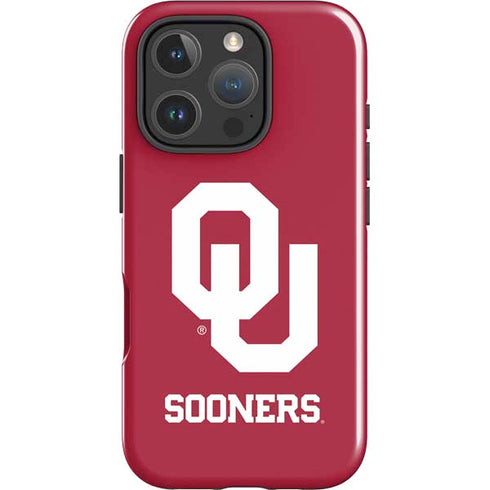University of Oklahoma Sooners Red iPhone 16 Pro Impact Case