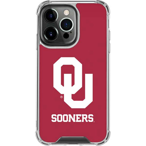 University of Oklahoma Sooners Red iPhone 16 Pro Max Clear Case