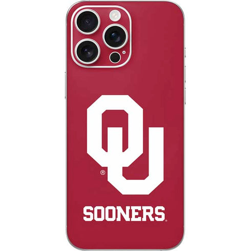 University of Oklahoma Sooners Red iPhone 16 Pro Max Skin