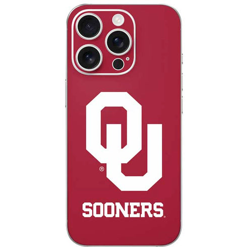University of Oklahoma Sooners Red iPhone 16 Pro Skin