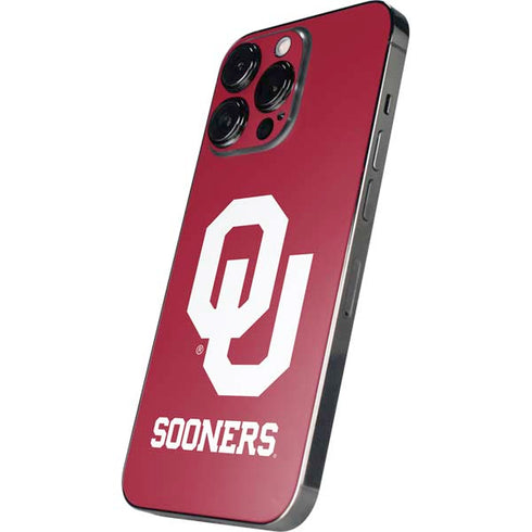University of Oklahoma Sooners Red iPhone 16 Pro Skin