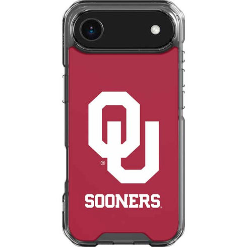 University of Oklahoma Sooners Red iPhone 17 Air Clear Case