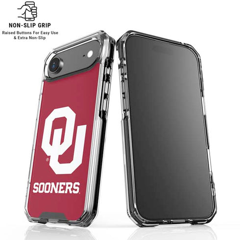 University of Oklahoma Sooners Red iPhone 17 Air Clear Case
