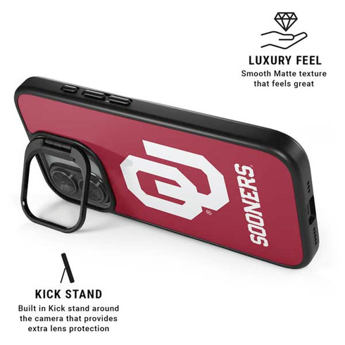 University of Oklahoma Sooners Red iPhone 17 Kickstand Case