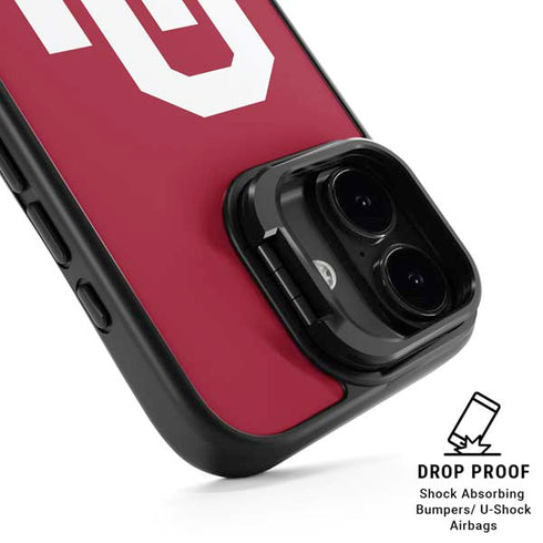 University of Oklahoma Sooners Red iPhone 17 Kickstand Case