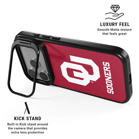 University of Oklahoma Sooners Red iPhone 17 Pro Kickstand Case