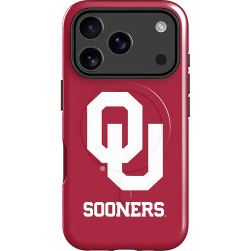 University of Oklahoma Sooners Red iPhone 17 Pro Max Magsafe Impact Case