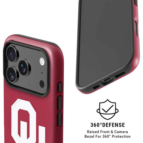 University of Oklahoma Sooners Red iPhone 17 Pro Max Magsafe Impact Case