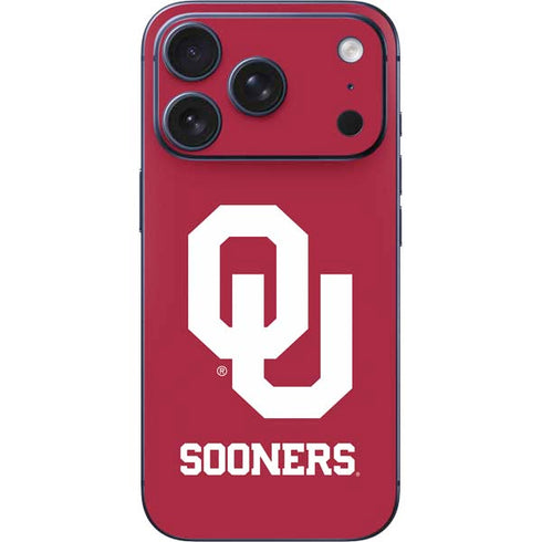 University of Oklahoma Sooners Red iPhone 17 Pro Max Skin