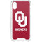 University of Oklahoma Sooners Red iPhone XS Clear Case