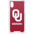 University of Oklahoma Sooners Red iPhone XS Clear Case