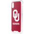 University of Oklahoma Sooners Red iPhone XS Clear Case