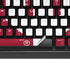University of Oklahoma Sooners Red K95 RGB PLATINUM Mechanical Gaming Keyboard Skin