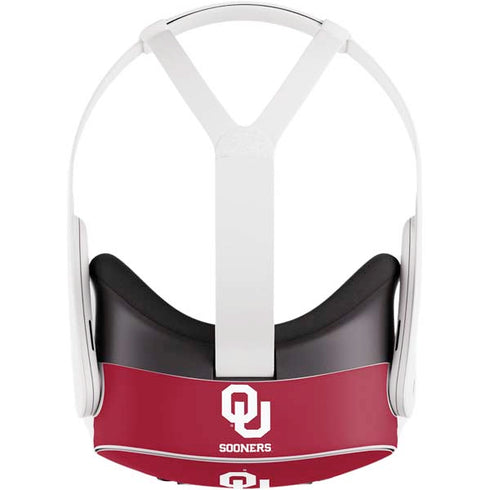 University of Oklahoma Sooners Red Meta Quest 3S Skin