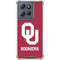 University of Oklahoma Sooners Red Moto G 5G (2025) Clear Case