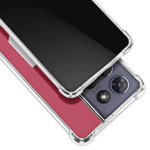 University of Oklahoma Sooners Red Moto G 5G (2025) Clear Case