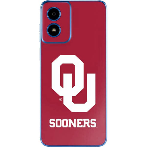 University of Oklahoma Sooners Red Moto G Play 4G (2024) Skin