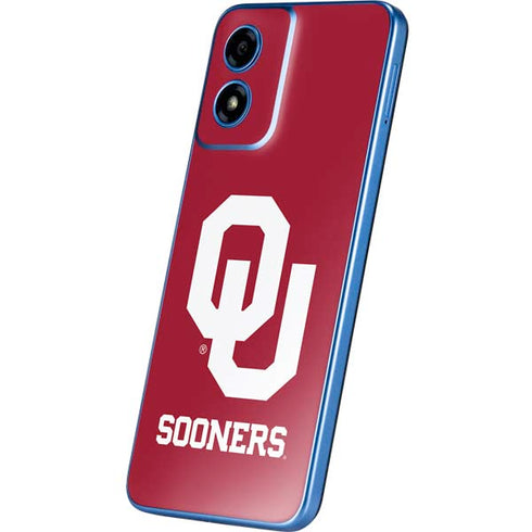 University of Oklahoma Sooners Red Moto G Play 4G (2024) Skin