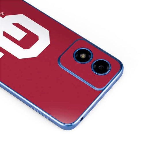 University of Oklahoma Sooners Red Moto G Play 4G (2024) Skin