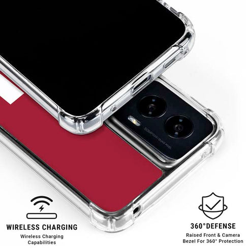 University of Oklahoma Sooners Red Moto G Power 5G (2024) Clear Case