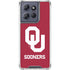 University of Oklahoma Sooners Red Moto G Power 5G (2025) Clear Case
