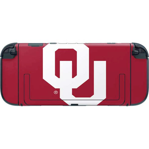 University of Oklahoma Sooners Red Nintendo Switch 2 (2025) with Joy-Con Skin