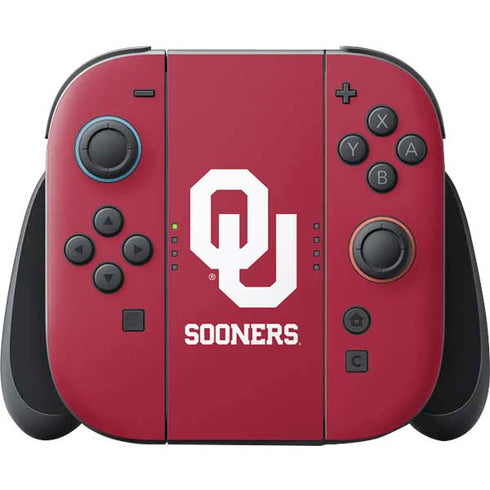 University of Oklahoma Sooners Red Nintendo Switch 2 (2025) Joy-Con Controller Skin
