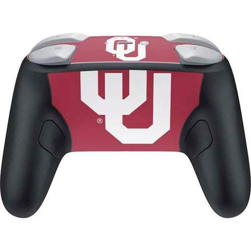 University of Oklahoma Sooners Red Nintendo Switch 2 (2025) Pro Controller Skin