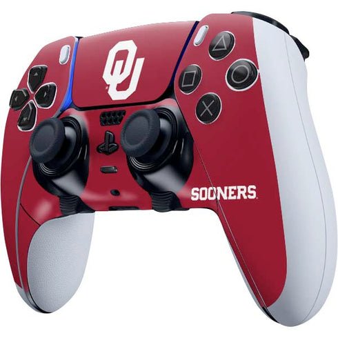 University of Oklahoma Sooners Red PS5 DualSense Edge Pro Controller Skin
