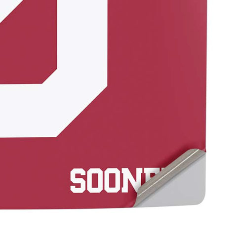 University of Oklahoma Sooners Red PS5 Pro Disk Console Skin