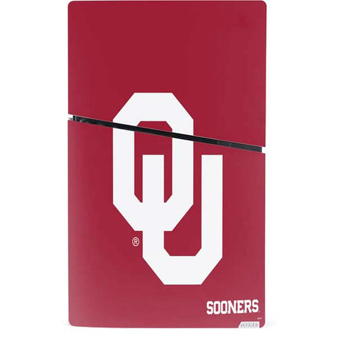 University of Oklahoma Sooners Red PS5 Slim Digital Edition Console Skin