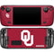 University of Oklahoma Sooners Red Steam Deck Handheld Gaming Computer OLED Skin