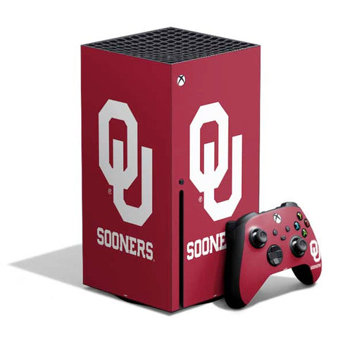 University of Oklahoma Sooners Red Xbox Series X Bundle Skin
