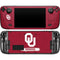 University of Oklahoma Sooners Steam Deck Handheld Gaming Computer OLED Skin