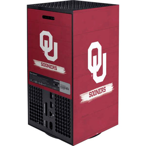 University of Oklahoma Sooners XBox Series X Digital Edition Bundle Skin