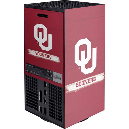 University of Oklahoma Sooners XBox Series X Digital Edition Console Skin