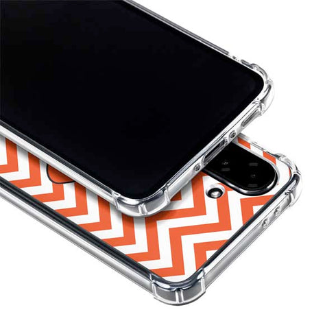 Oklahoma State University Chevron Print Galaxy A36 5G Clear Case