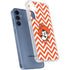 Oklahoma State University Chevron Print Galaxy A55 5G Clear Case