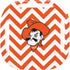 Oklahoma State University Chevron Print Galaxy Buds Live Skin