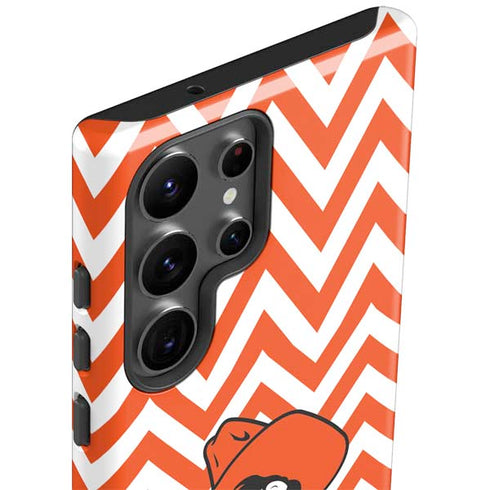 Oklahoma State University Chevron Print Galaxy S23 Ultra Pro Case