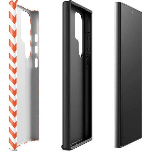 Oklahoma State University Chevron Print Galaxy S23 Ultra Pro Case