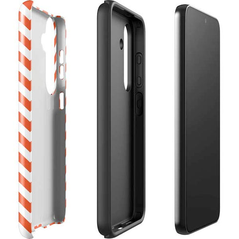 Oklahoma State University Chevron Print Galaxy S25 Plus Impact Case