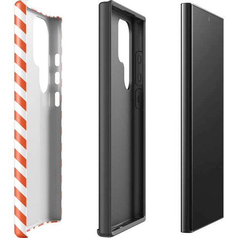 Oklahoma State University Chevron Print Galaxy S25 Ultra Impact Case