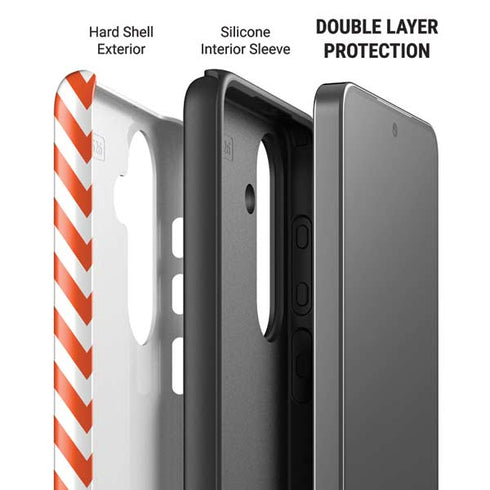 Oklahoma State University Chevron Print Galaxy S26 Impact Case
