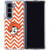 Oklahoma State University Chevron Print Galaxy Z Fold5 5G Clear Case